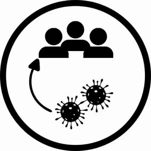 carta contagio de virus